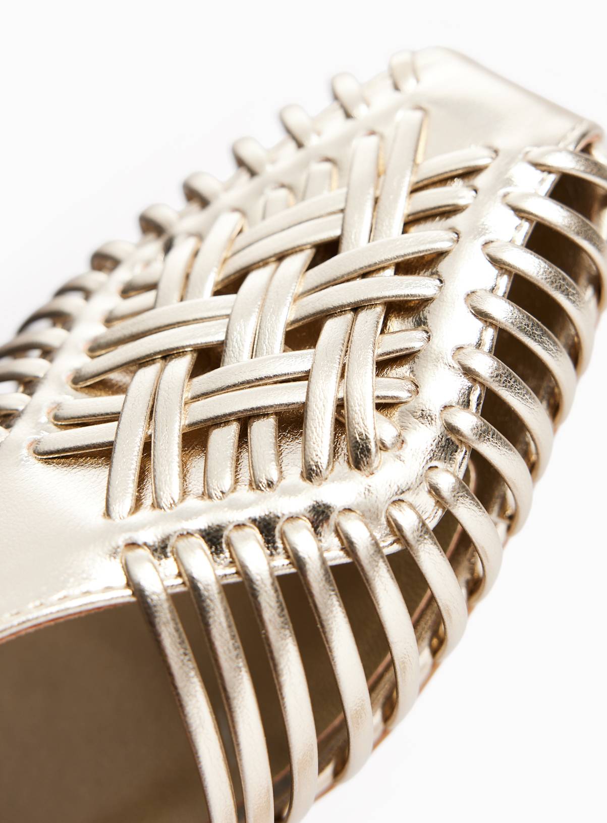 Gold Caged Snake Sandals 7 - Image 3