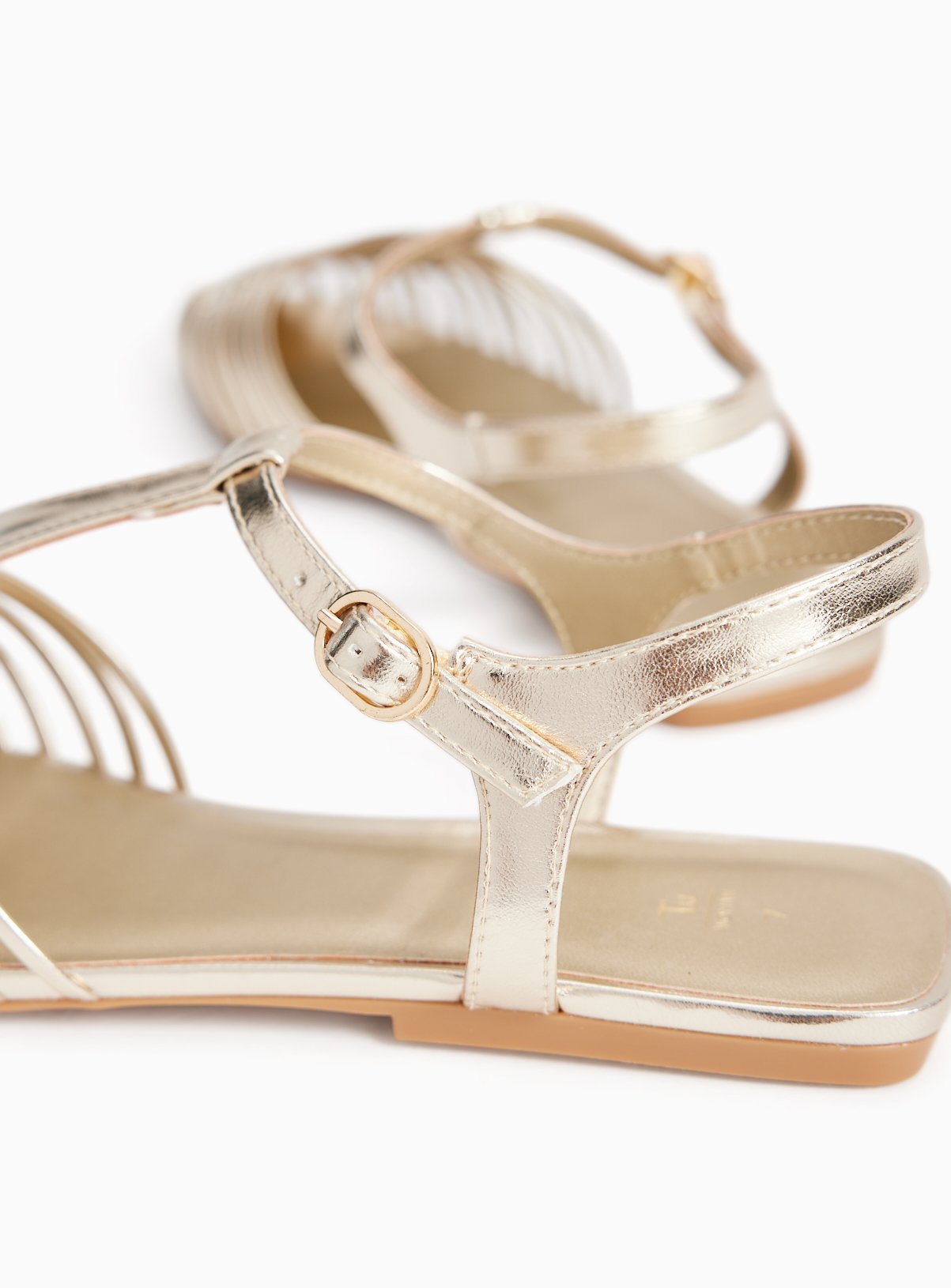 Gold Caged Snake Sandals 7 - Image 4 thumbnail