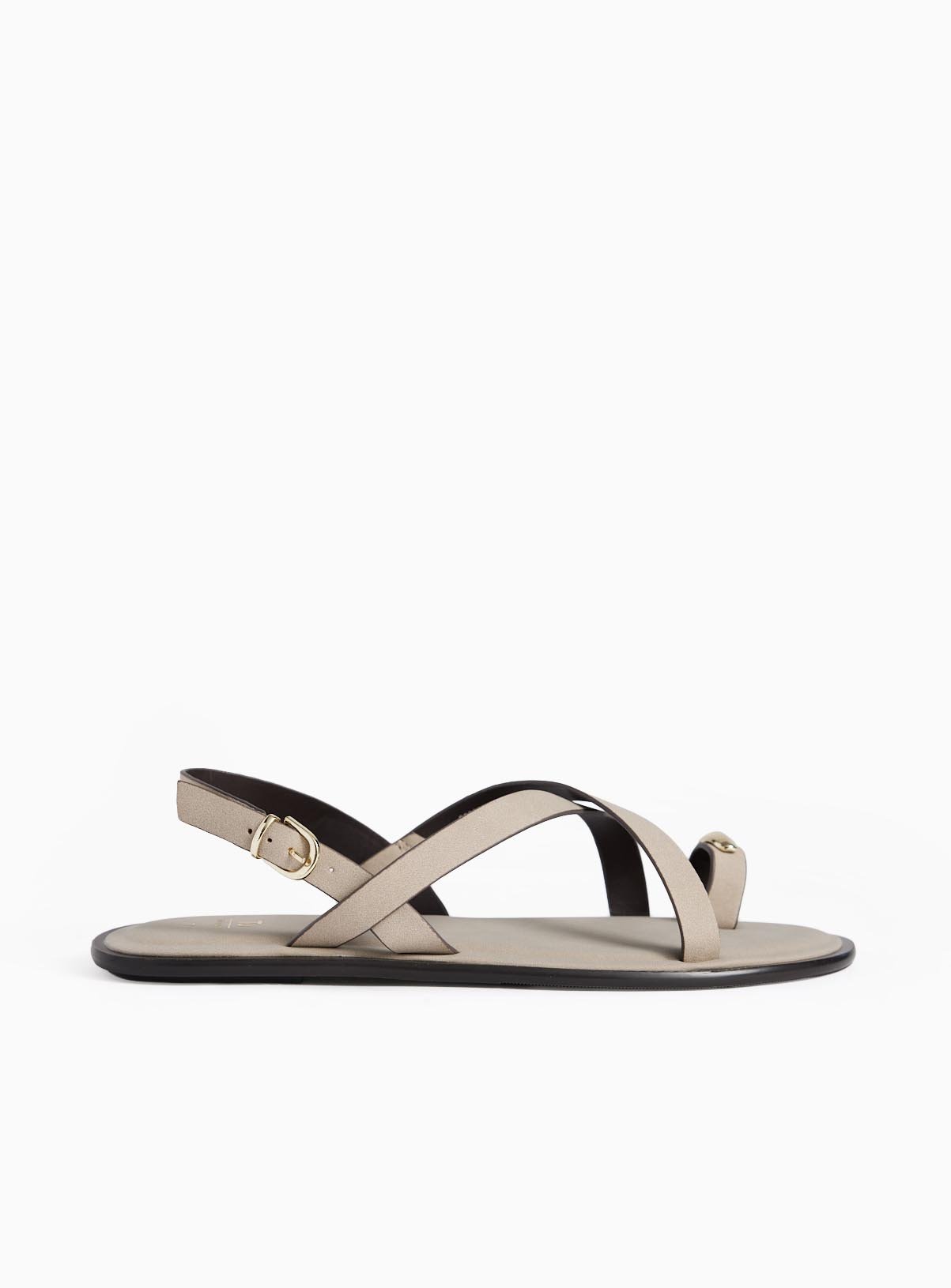 Neutral Toe Ring Detail Strappy Sandals 7 - Image 4 thumbnail