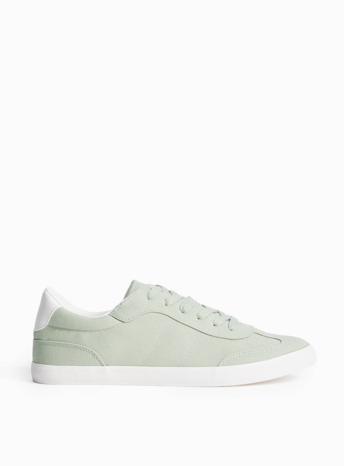 Green Canvas Trainers 6 - Image 1