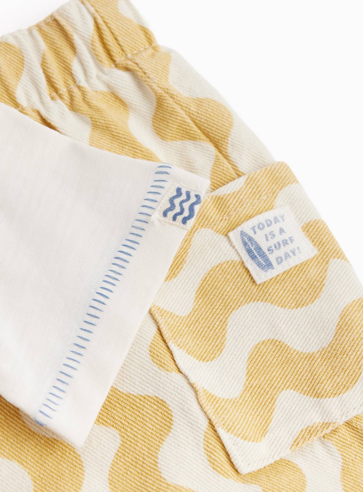White Surf Graphic T-Shirt & Trousers Set 9-12 months - Image 2