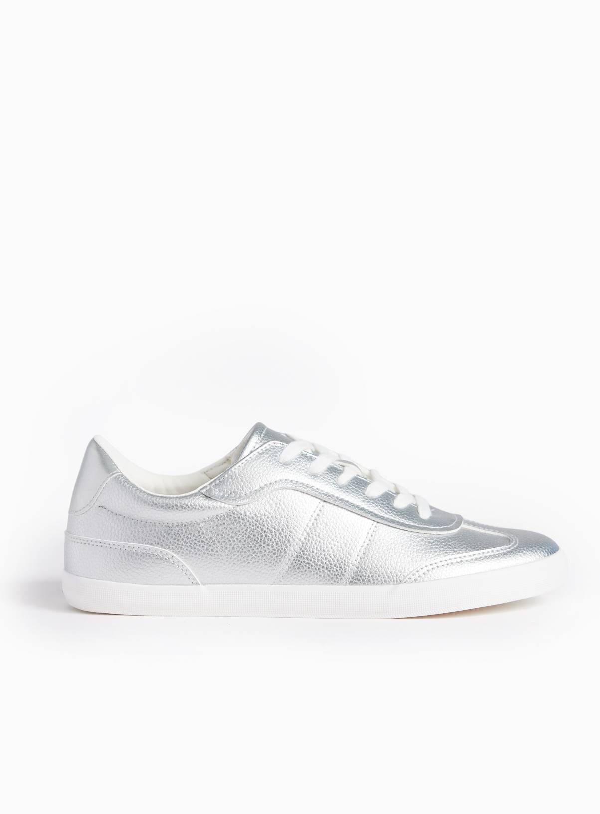 Silver Metallic Trainers 3 - Image 2