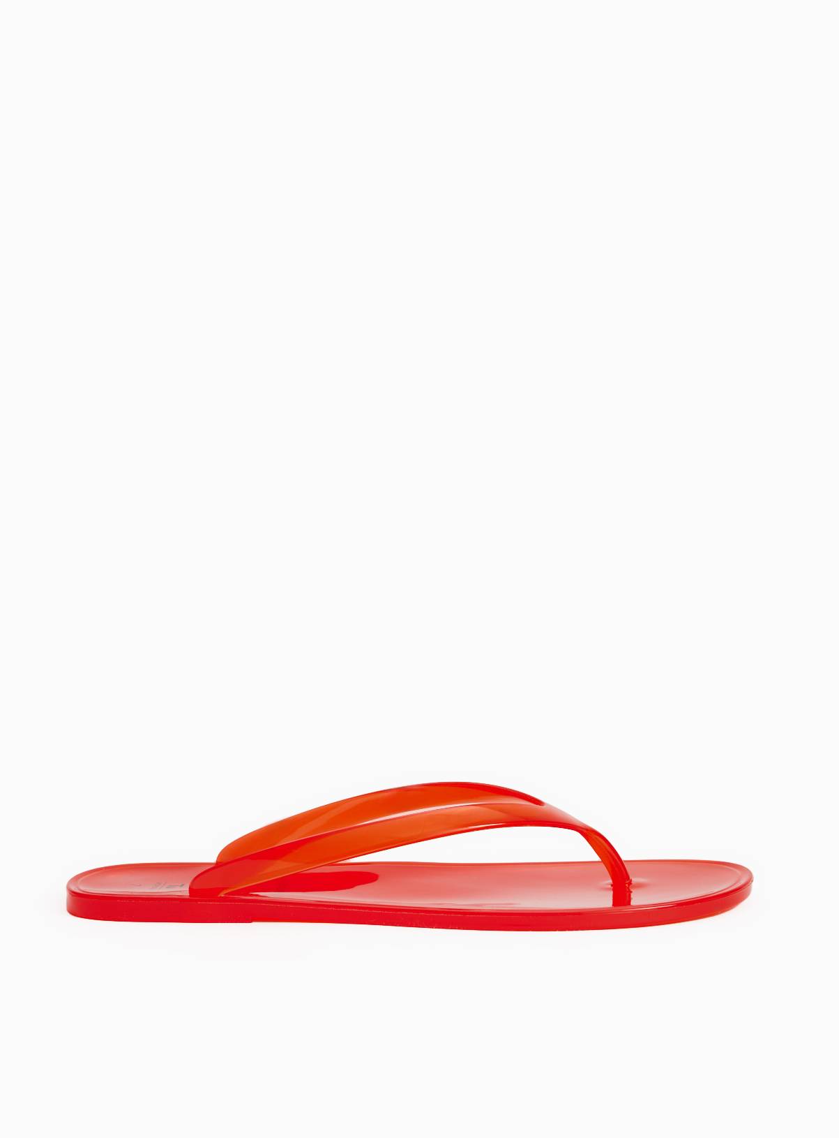 Red Jelly Flip Flops 8 - Image 3