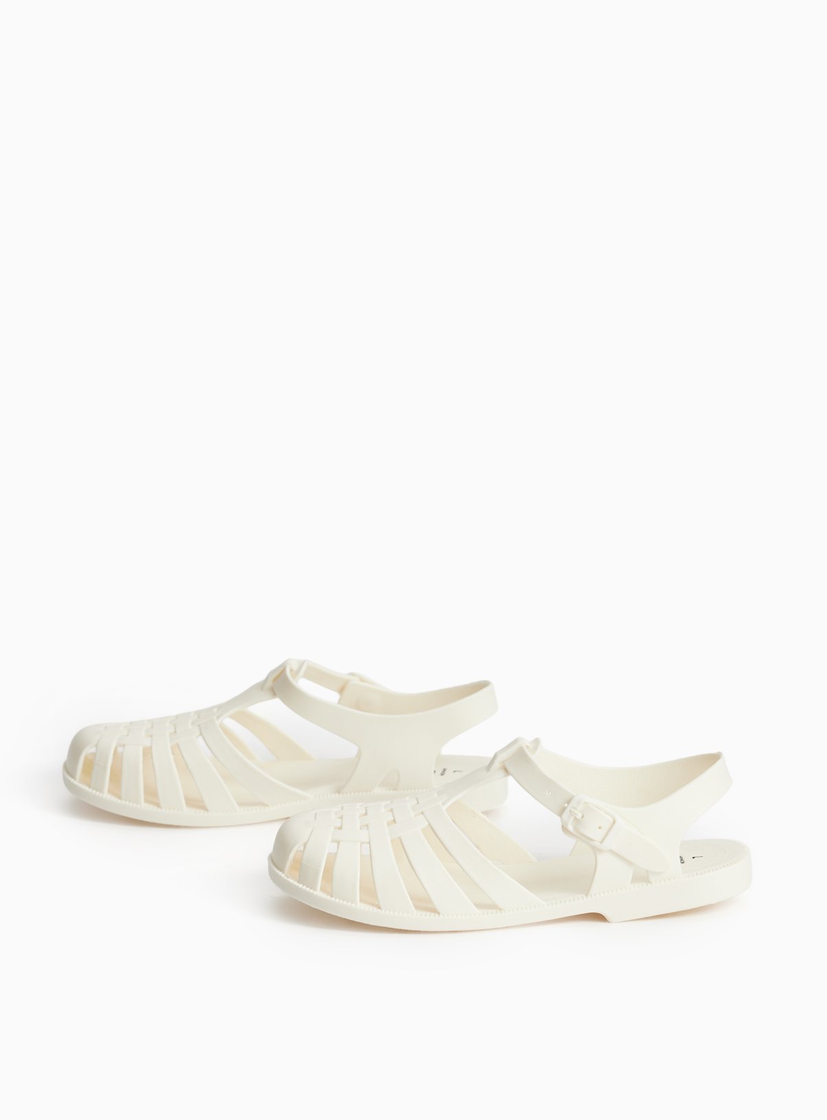 Cream Jelly Fisherman Style Sandals 5 - Image 2 thumbnail