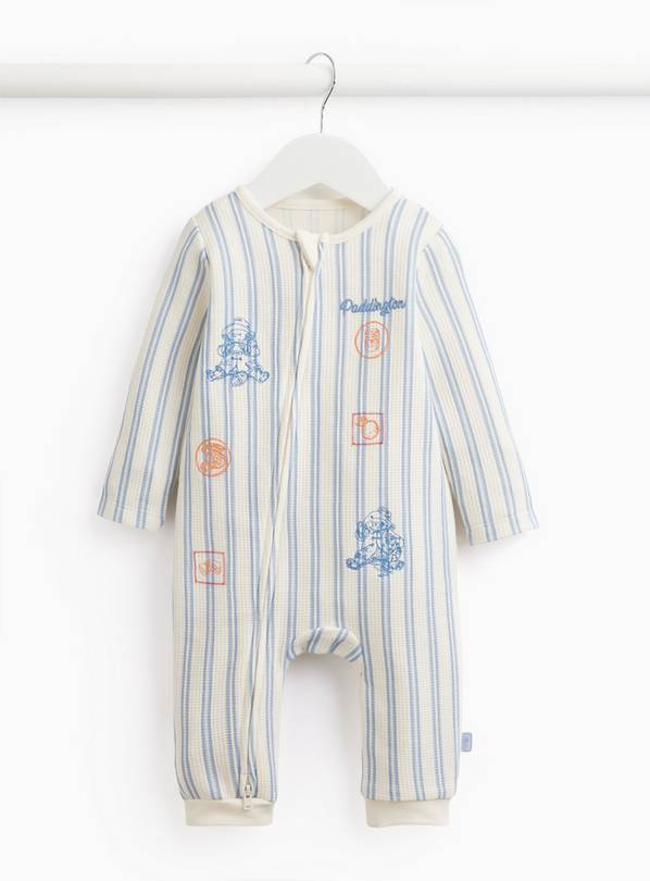 Paddington Stripe Print Footless Sleepsuit 6-9 months