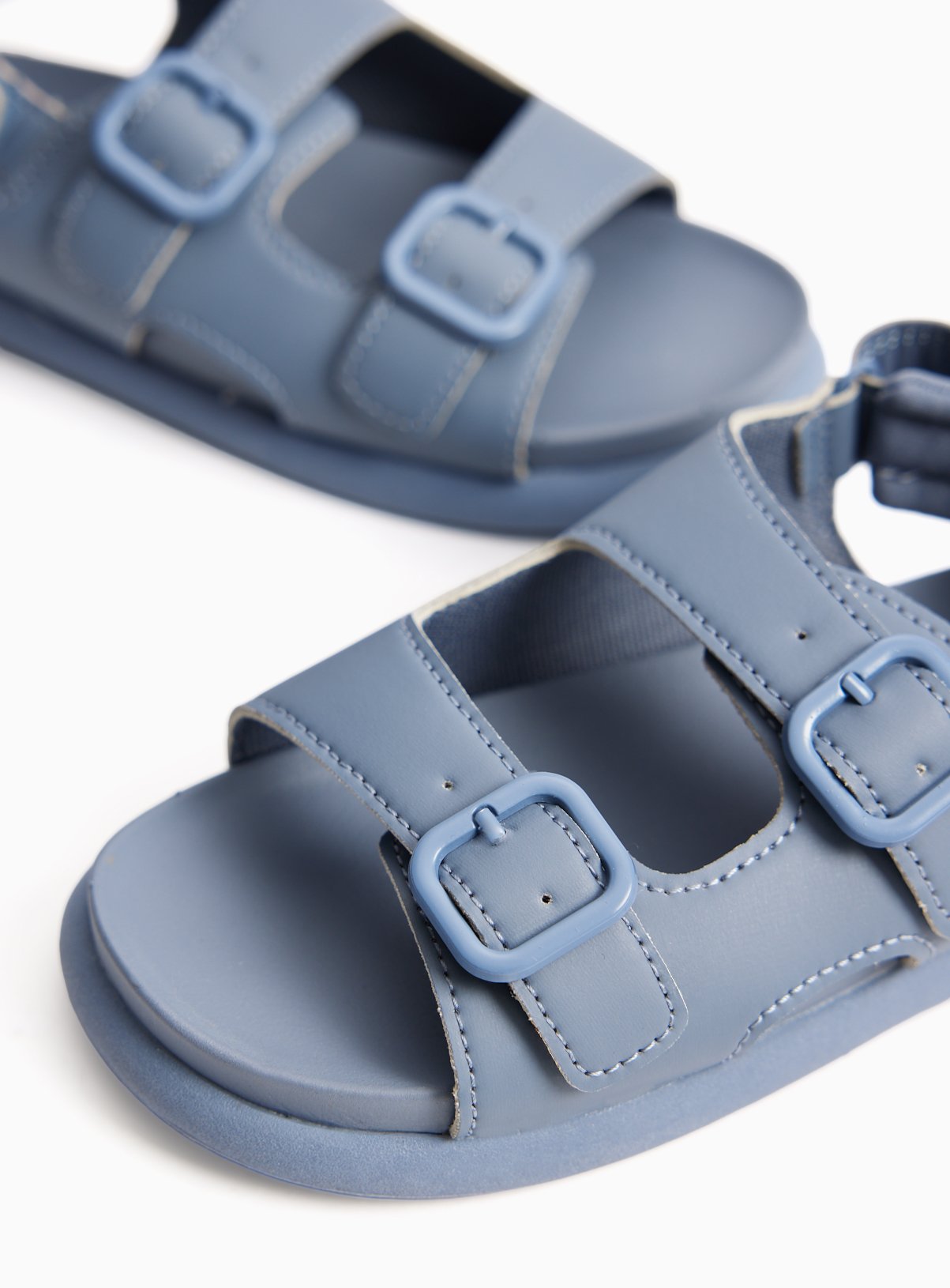 Blue Twin Strap Footbed Sandals 9 Infant - Image 2 thumbnail