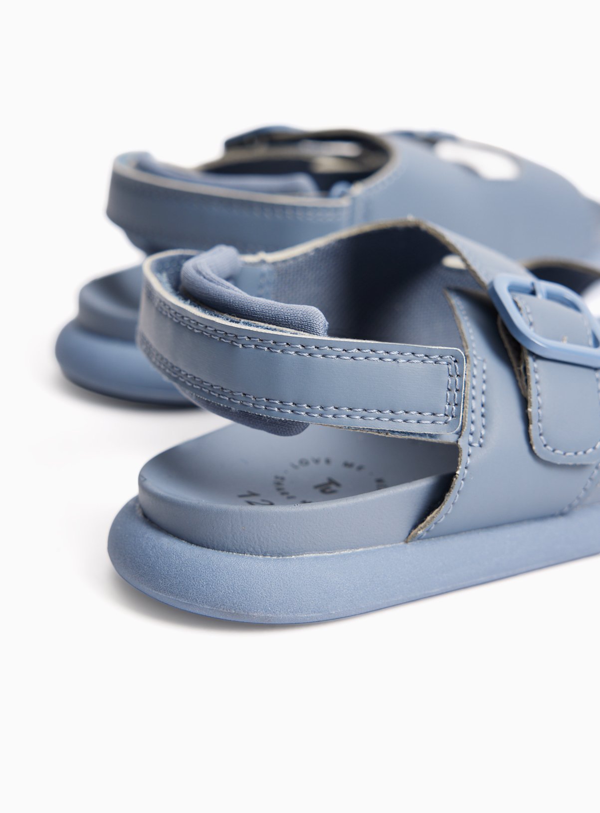 Blue Twin Strap Footbed Sandals 9 Infant - Image 3 thumbnail