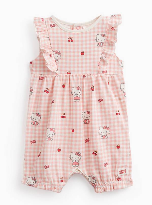 Hello Kitty Pink Cherry Print Romper 3-6 months