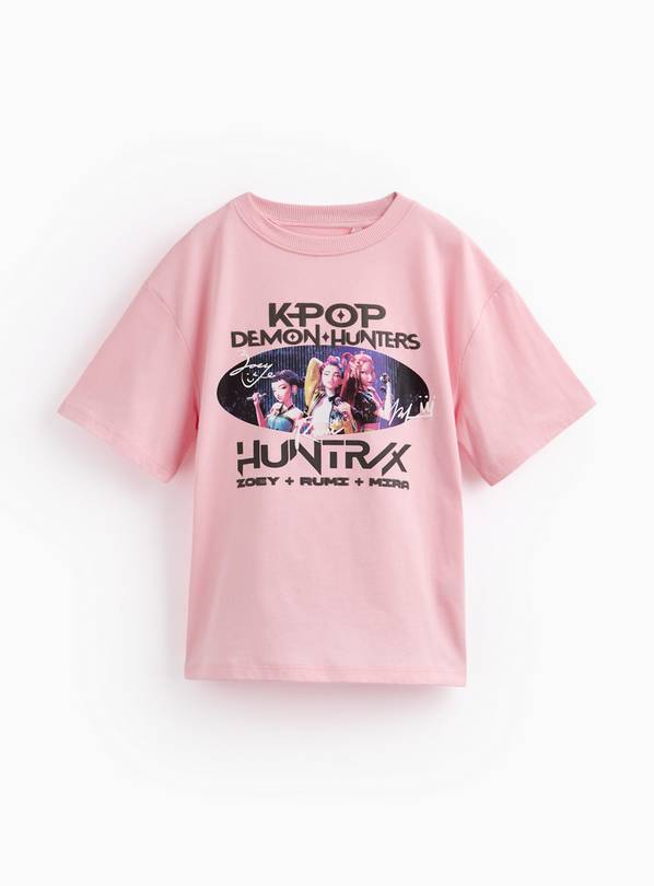Pink KPop Demon Hunters Graphic T-Shirt 6 years