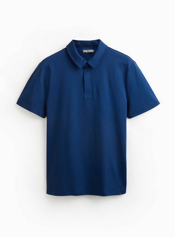 Blue Supima Cotton Polo Shirt XXXXL