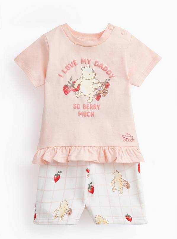 Winnie The Pooh Father's Day T-Shirt & Shorts Set 18-24 months
