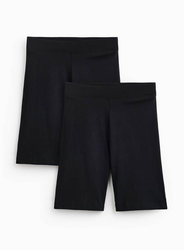 Black Cycling Shorts 2 Pack XXL