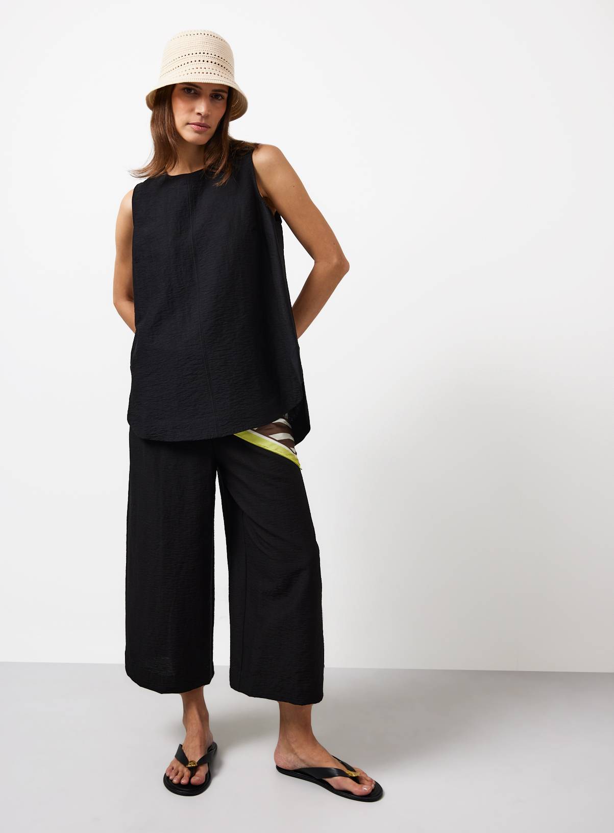 Black Sleeveless Shell Top 14 - Image 2