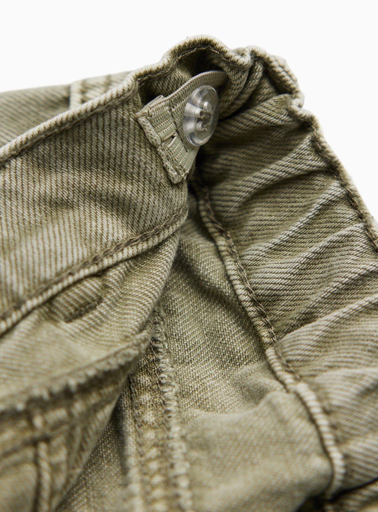Khaki Denim Shorts 7 years - Image 4 thumbnail