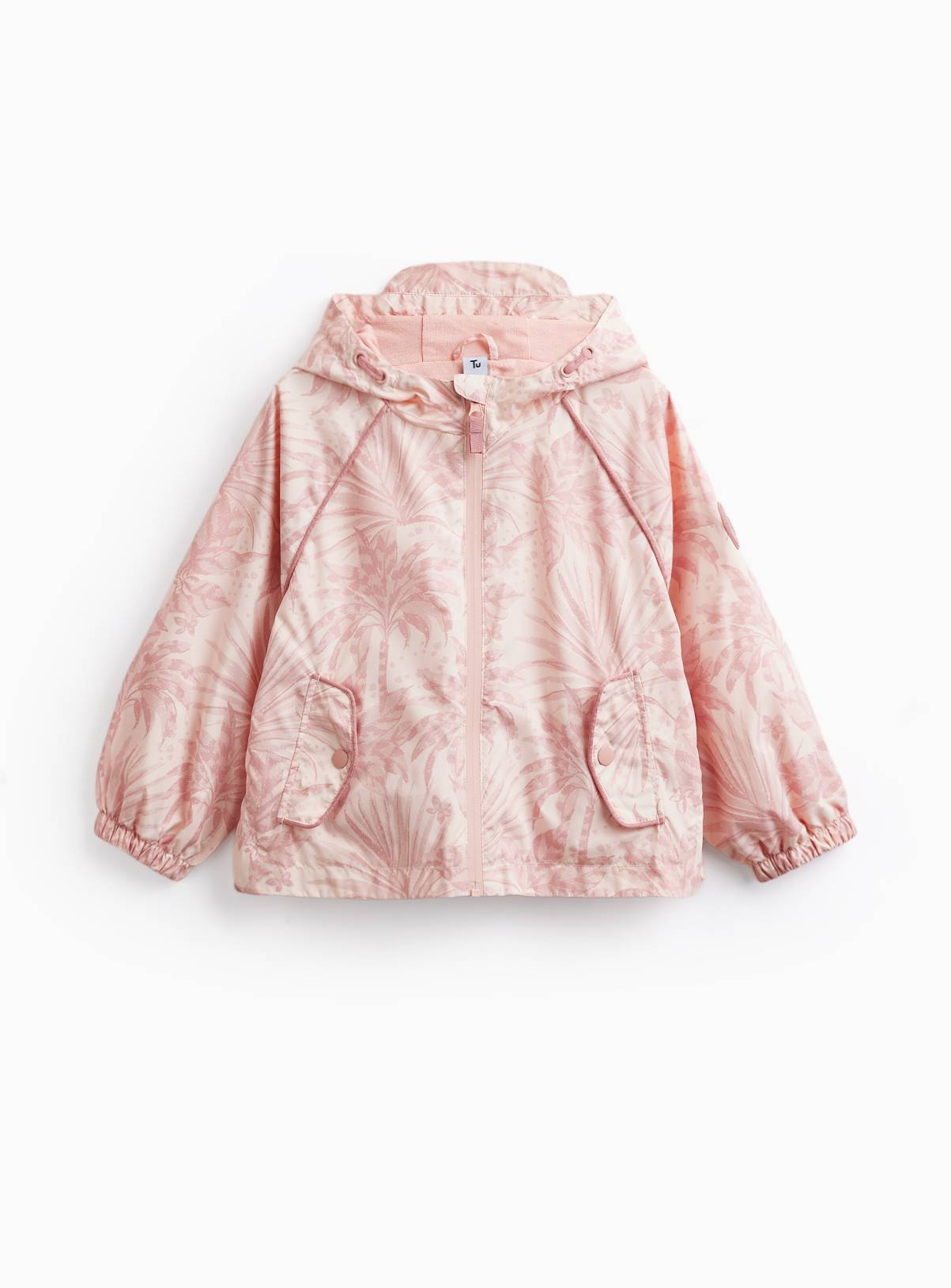 Pink Floral Print Mac 9-10 years - Image 1