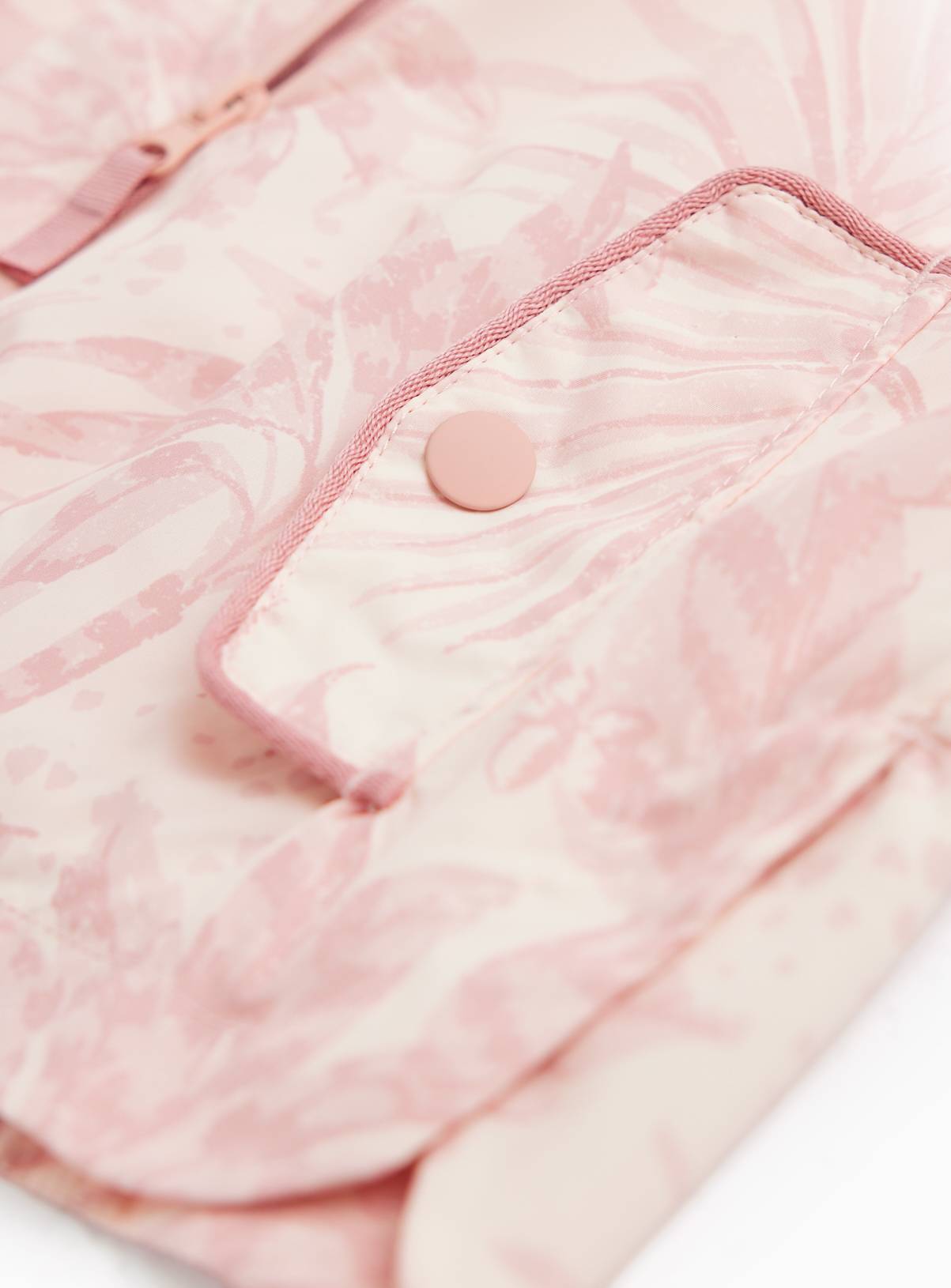 Pink Floral Print Mac 9-10 years - Image 2