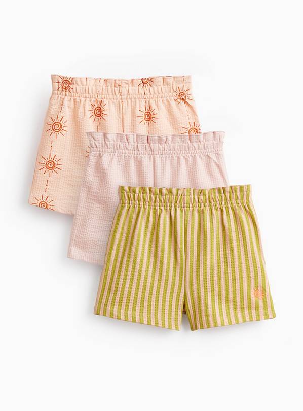 Botanical Print Cotton Shorts 3 Pack 18-24 months