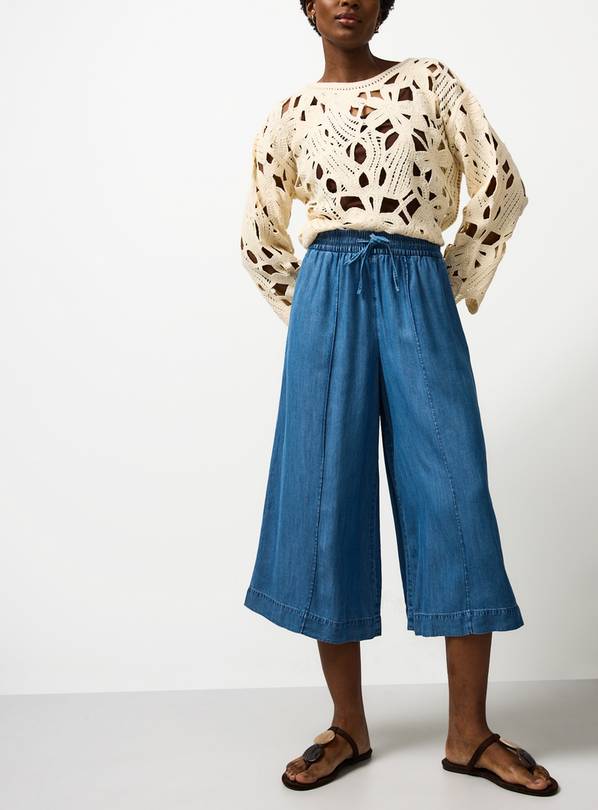 Blue Chambray Culottes 18