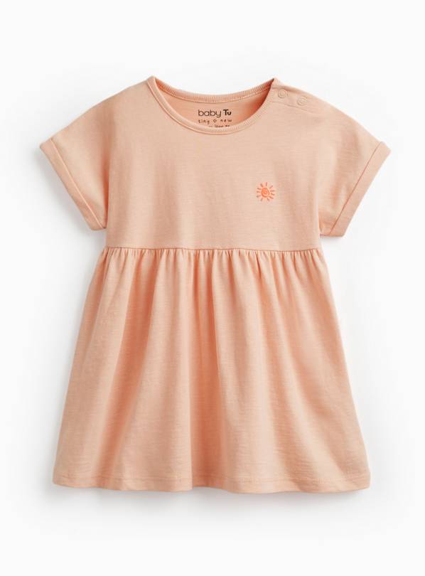 Pink Short Sleeve Dress 2-3 years