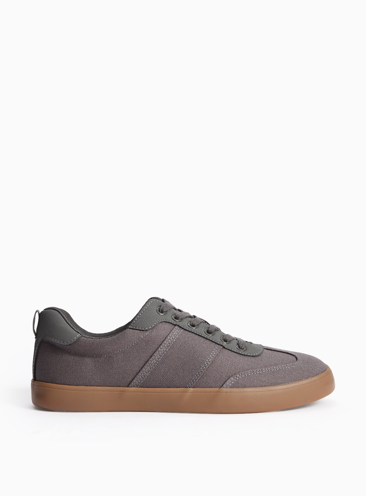 Grey Canvas Trainers 7 - Image 2 thumbnail