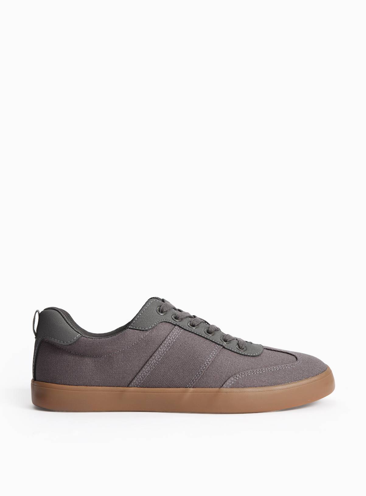 Grey Canvas Trainers 7 - Image 2