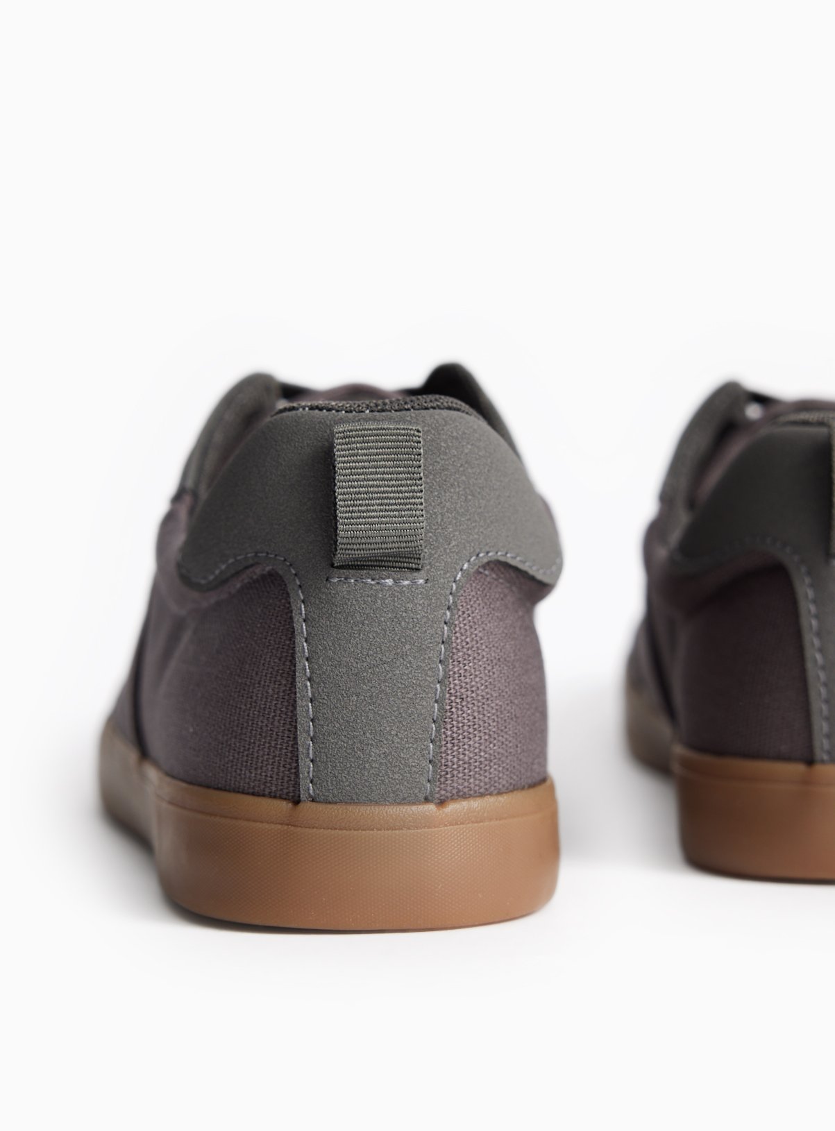 Grey Canvas Trainers 7 - Image 4 thumbnail