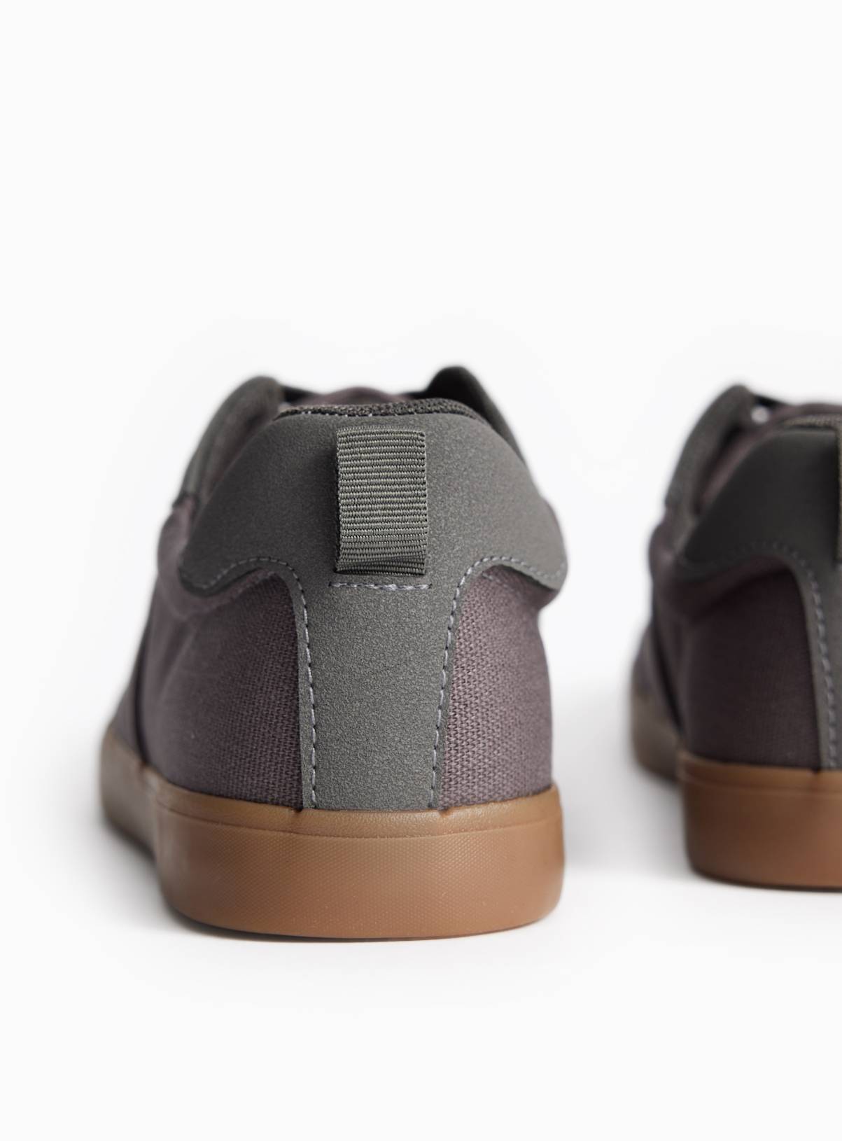 Grey Canvas Trainers 7 - Image 4