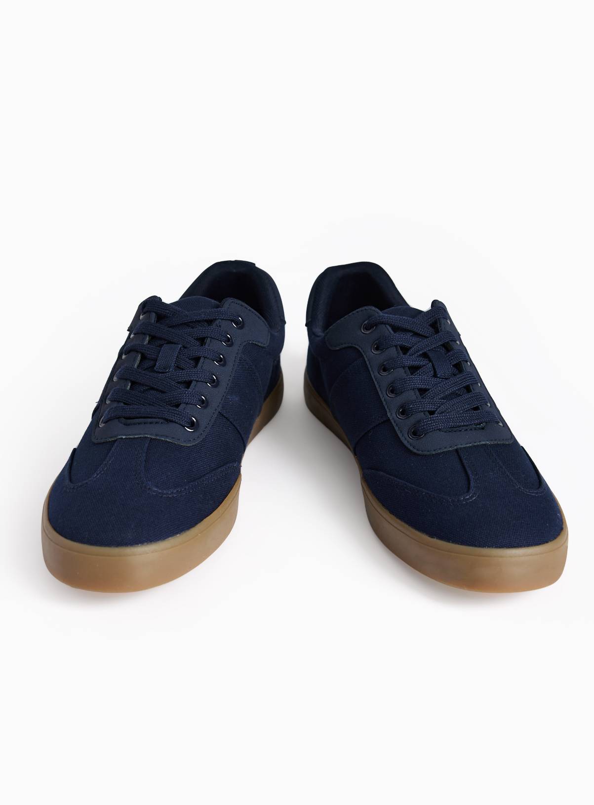 Navy Canvas Trainers 8 - Image 1