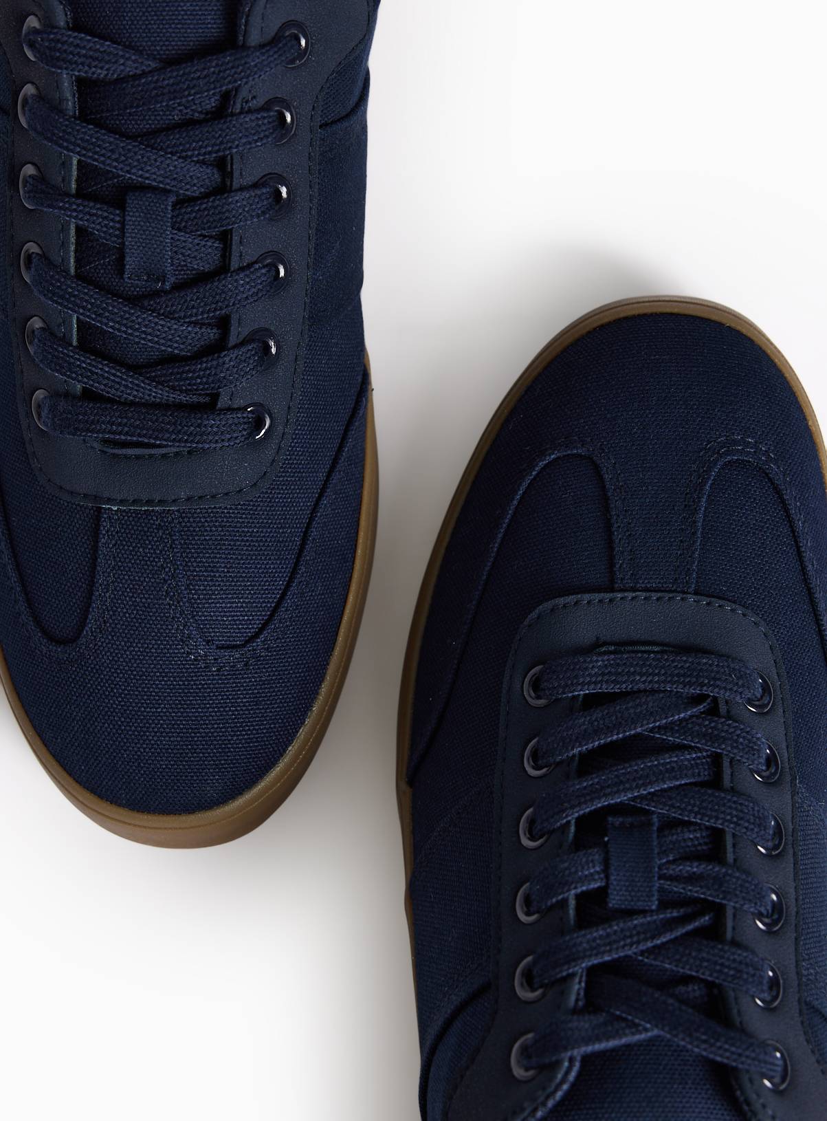 Navy Canvas Trainers 8 - Image 2