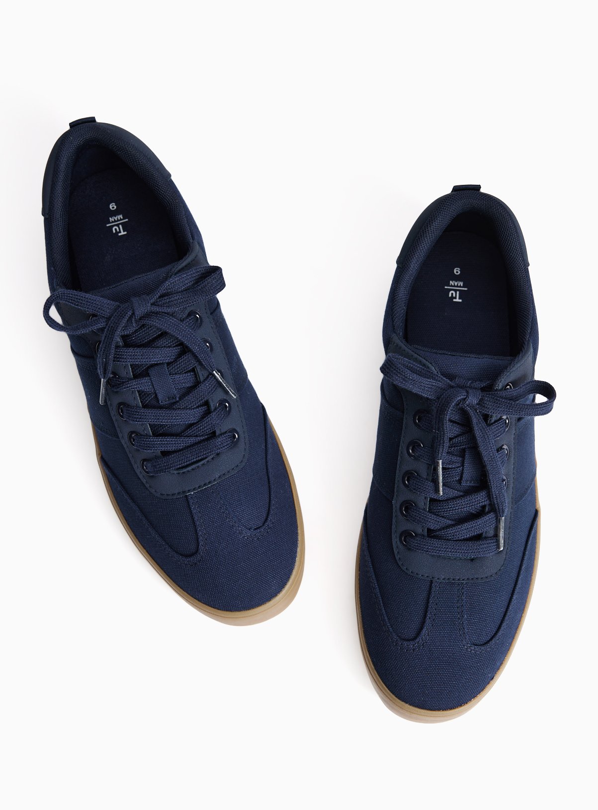 Navy Canvas Trainers 8 - Image 3 thumbnail