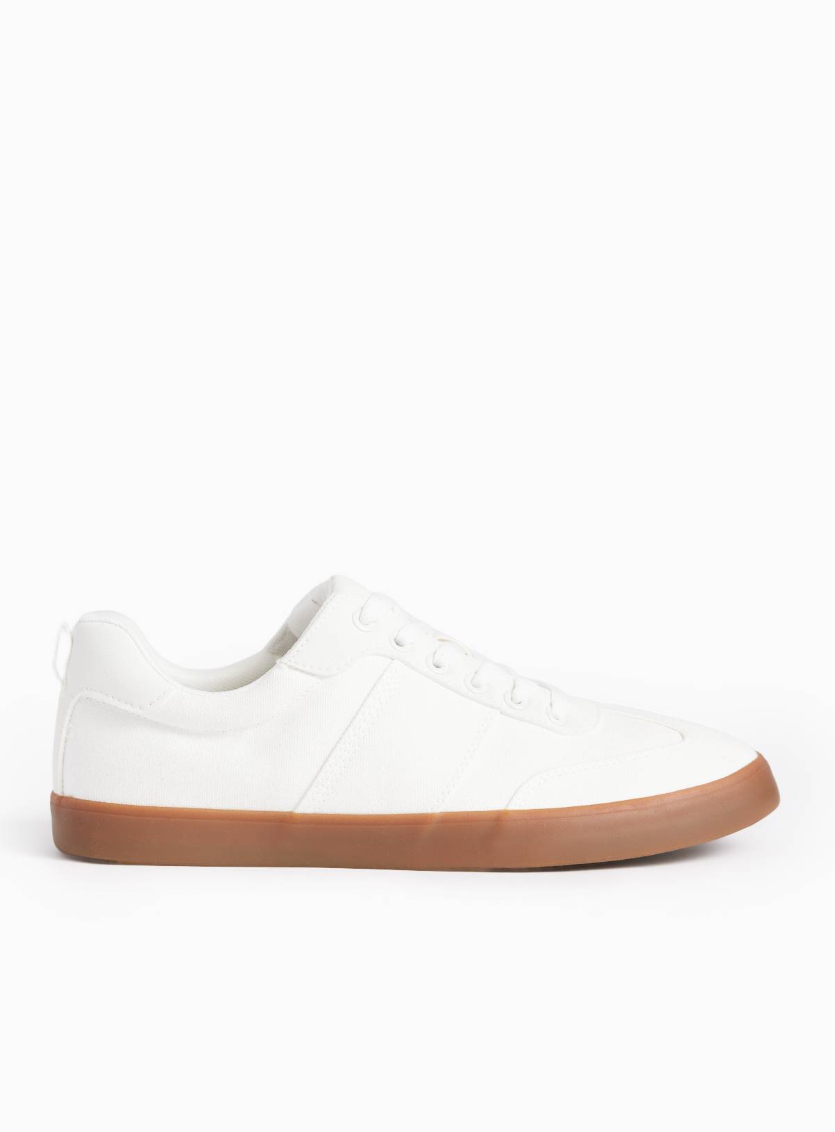 White Canvas Trainers 12 - Image 1
