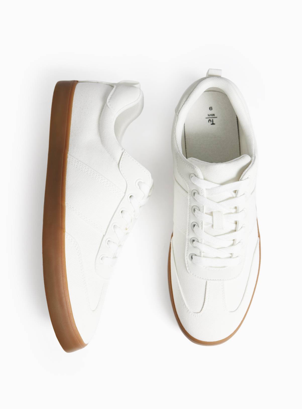 White Canvas Trainers 12 - Image 2