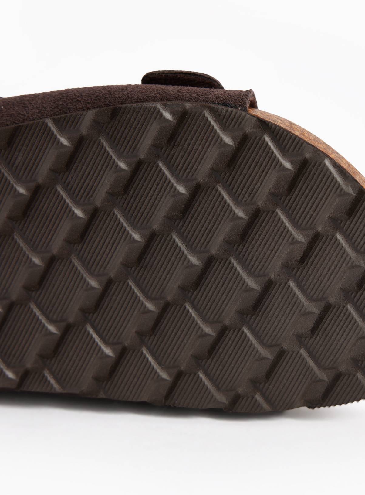 Brown Suede Footbed Sandals 8 - Image 3
