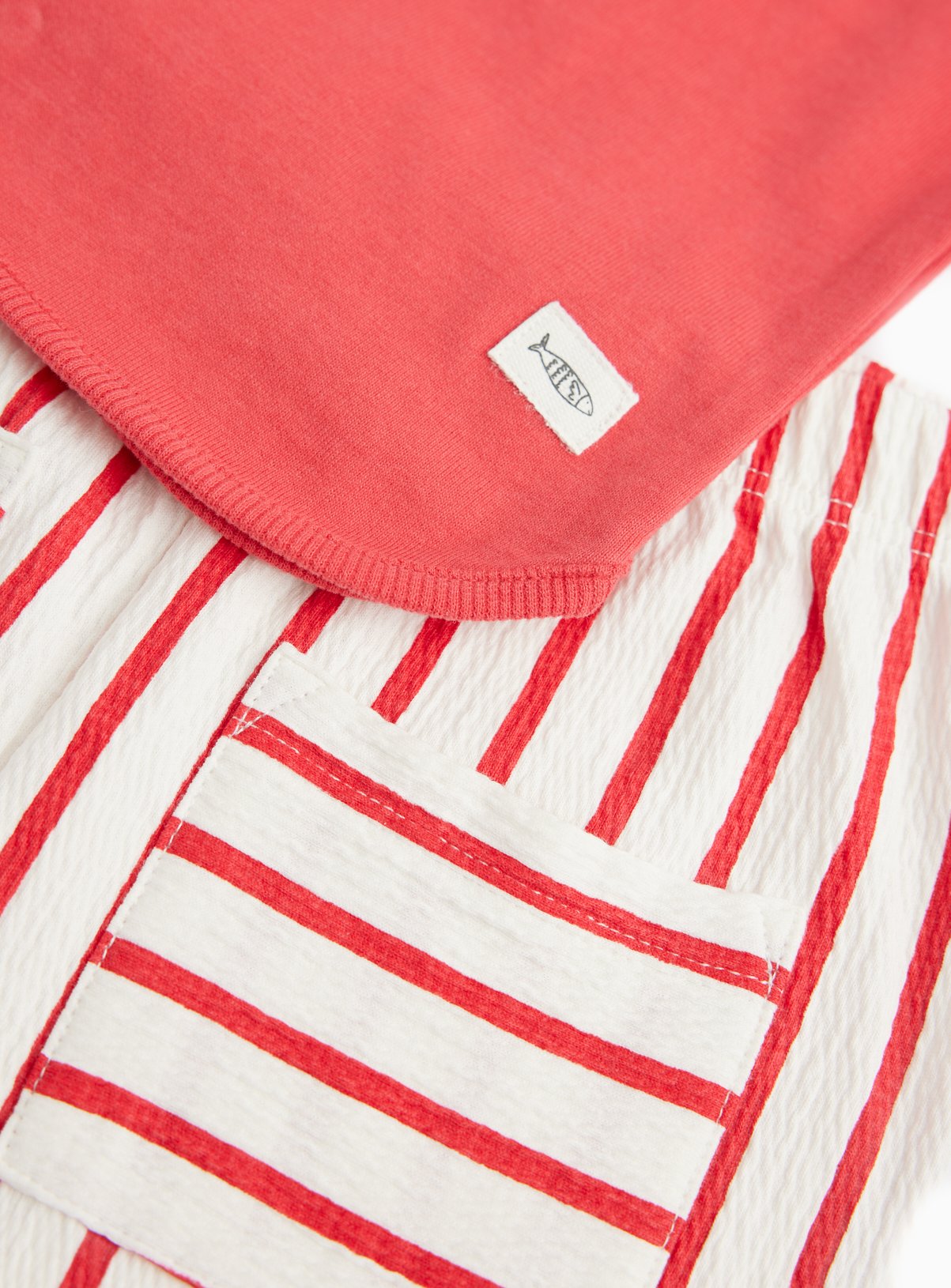 Red Sunday Vibes Graphic T-Shirt & Trousers Set Up to 3 mths - Image 2 thumbnail