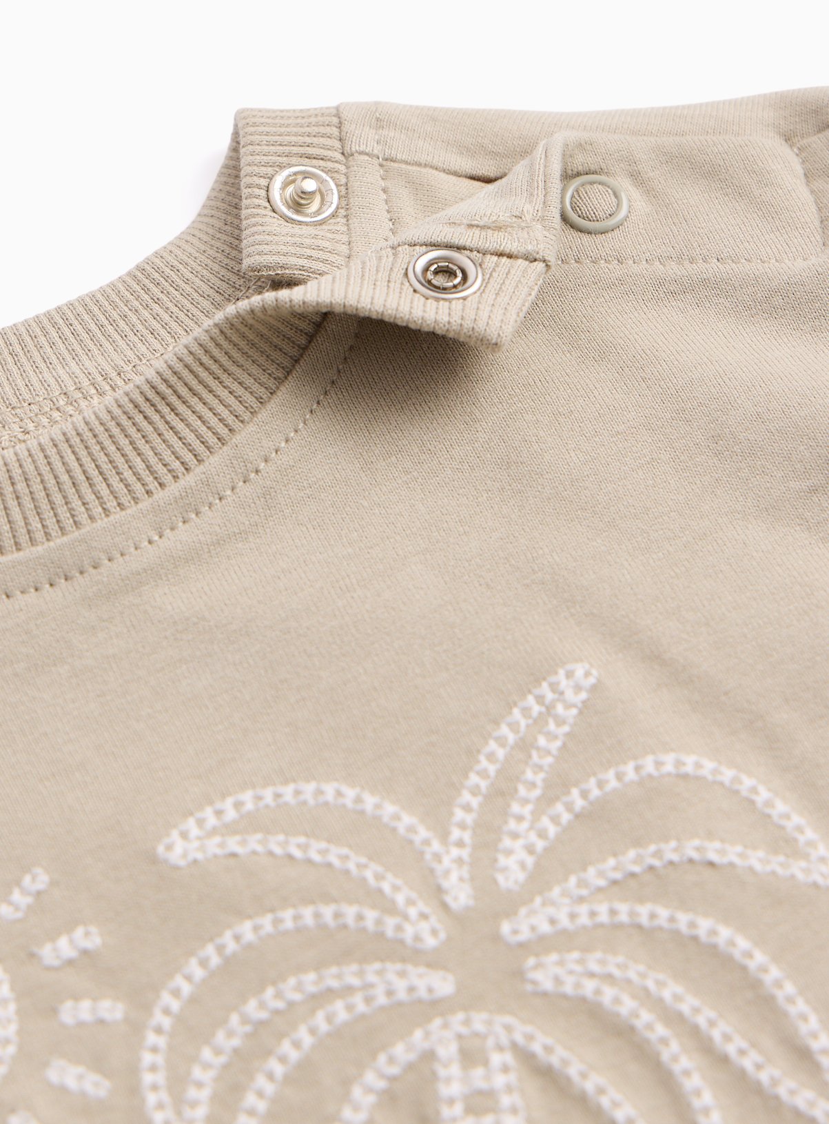 Khaki Palm Tree Graphic T-Shirt 6-9 months - Image 2 thumbnail