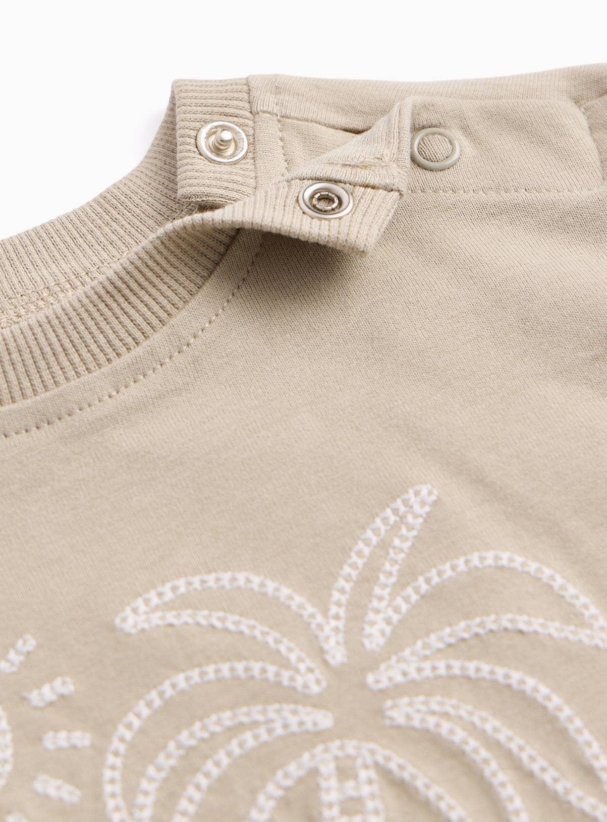 Khaki Palm Tree Graphic T-Shirt 6-9 months - Image 2