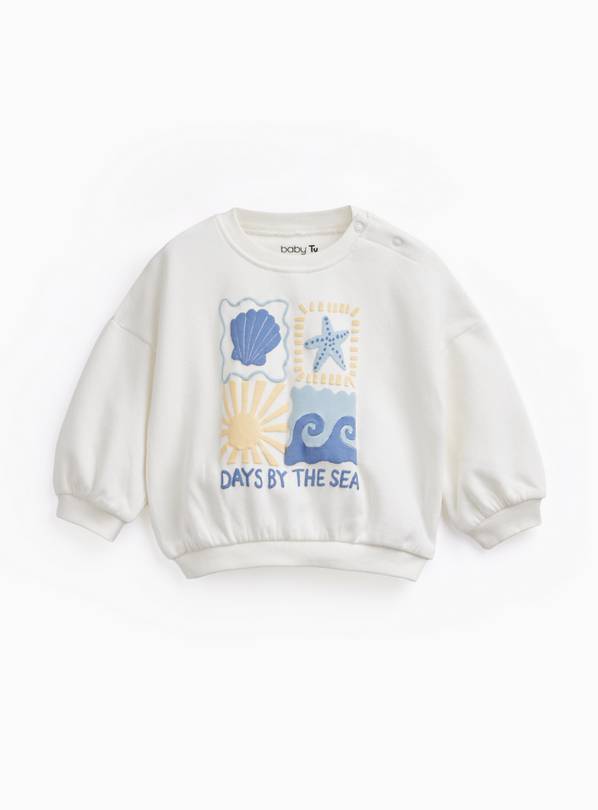 Cream Sea Graphic Sweatshirt 18-24 months