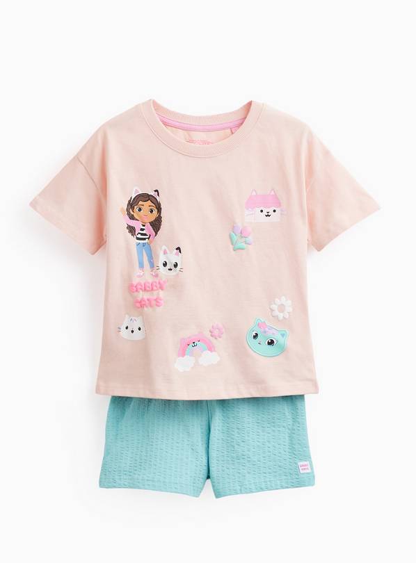 Pink Gabby's Dollhouse Print T-Shirt & Shorts Set 4-5 years
