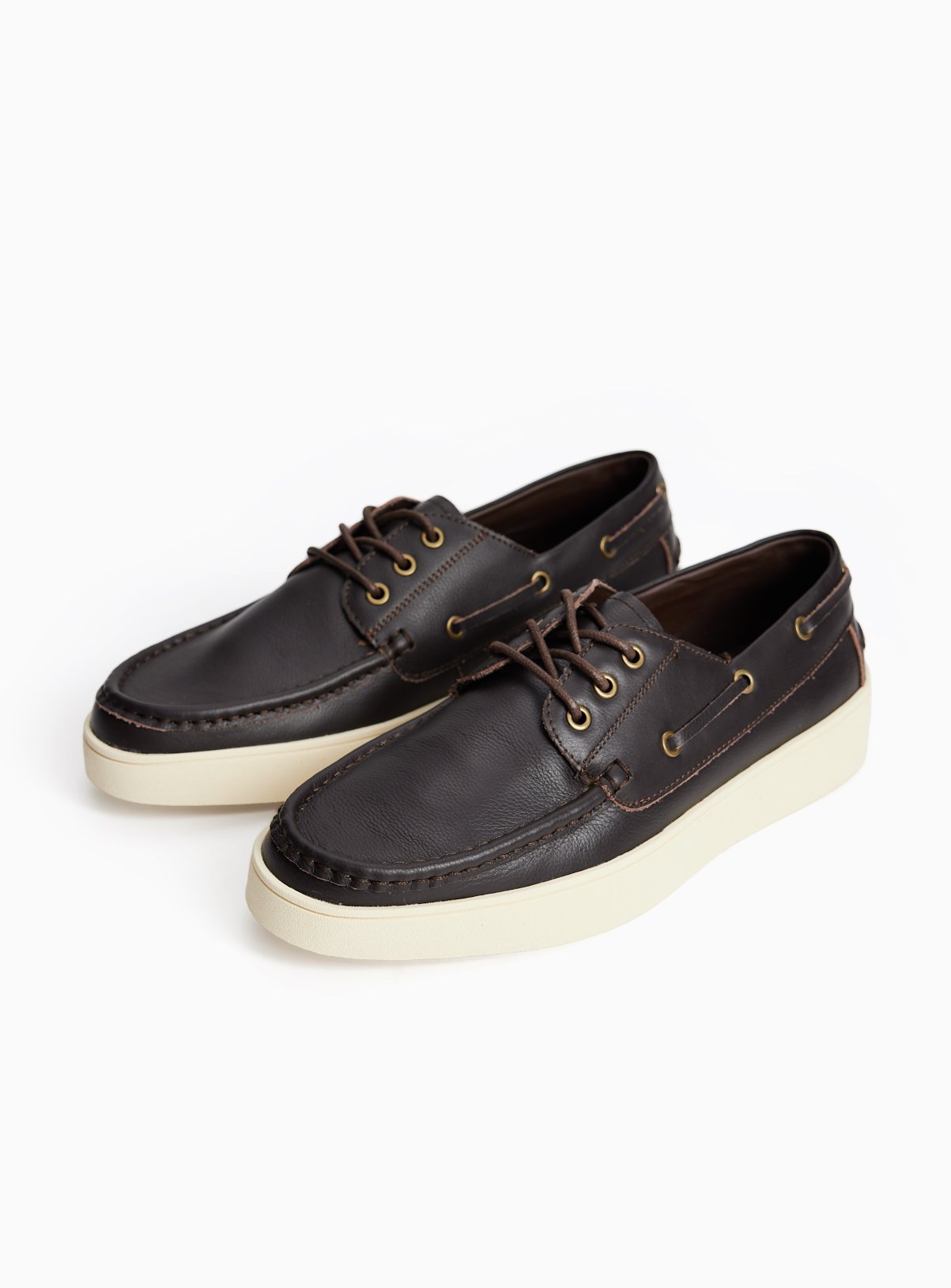 Brown Leather Boat Shoes 12 - Image 1 thumbnail