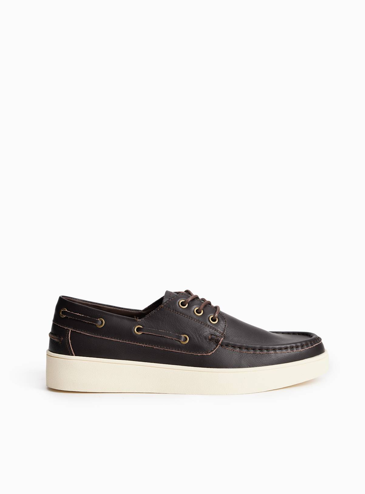 Brown Leather Boat Shoes 12 - Image 2