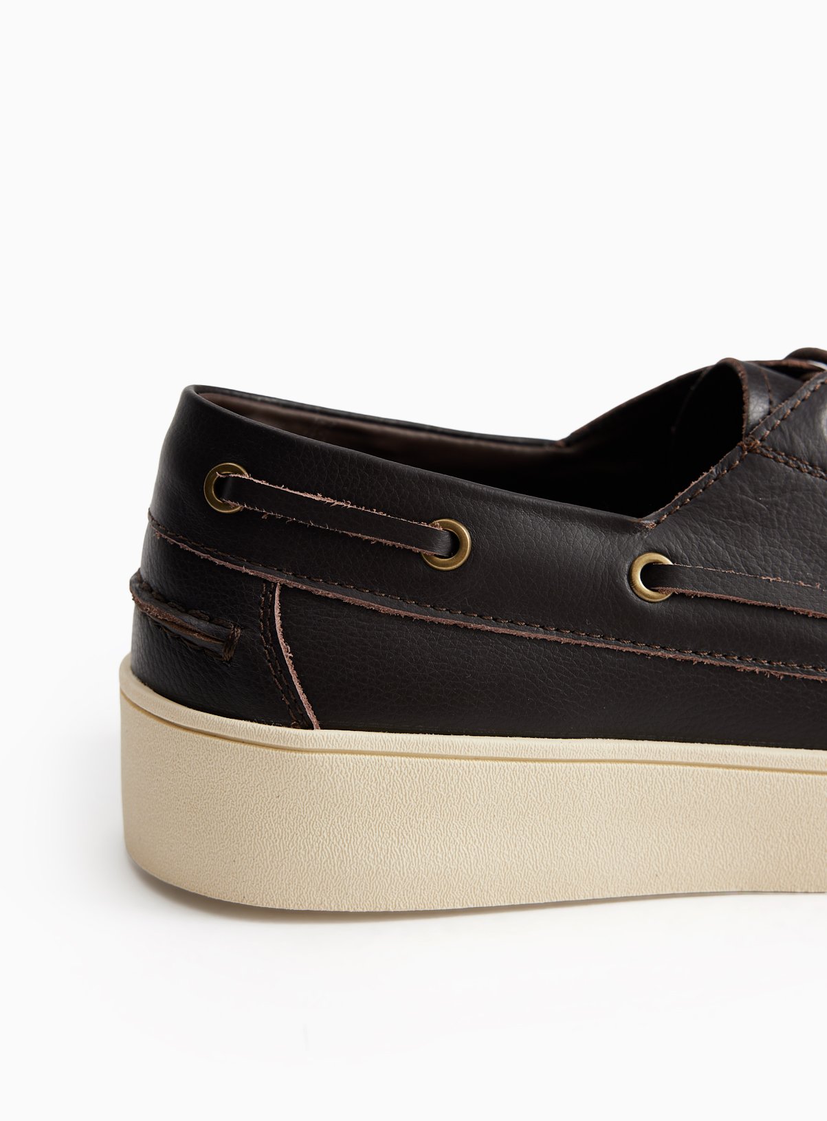 Brown Leather Boat Shoes 12 - Image 4 thumbnail