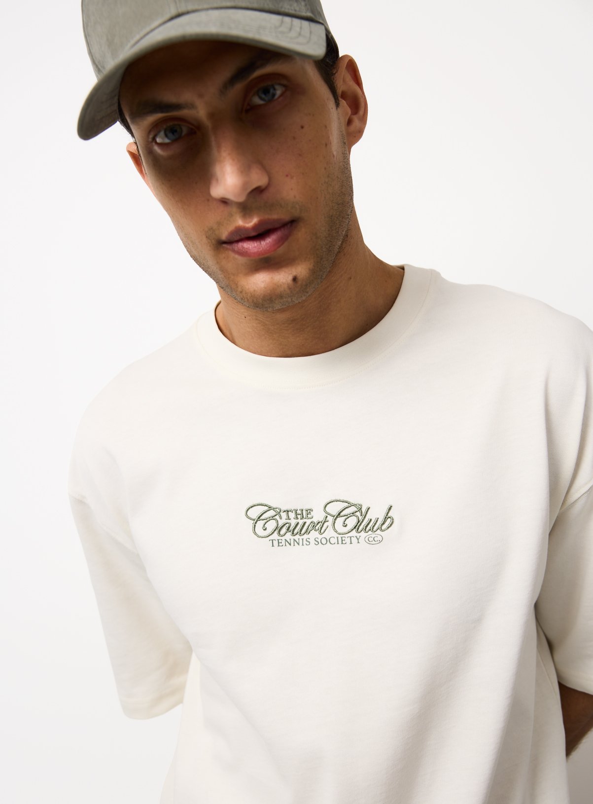 Neutral Court Club Graphic Relaxed Fit T-Shirt XXXL - Image 2 thumbnail
