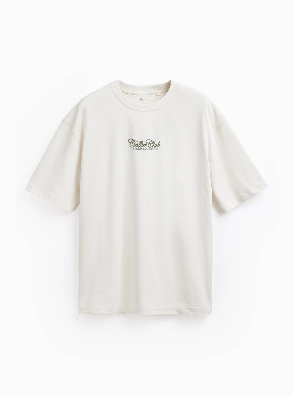Neutral Court Club Graphic Relaxed Fit T-Shirt XXXL - Image 3
