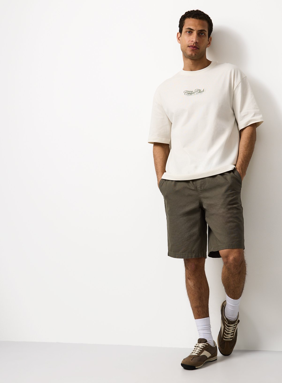 Neutral Court Club Graphic Relaxed Fit T-Shirt XXXL - Image 6 thumbnail