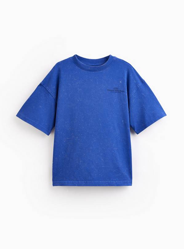 Blue Acid Wash T-Shirt 12 years