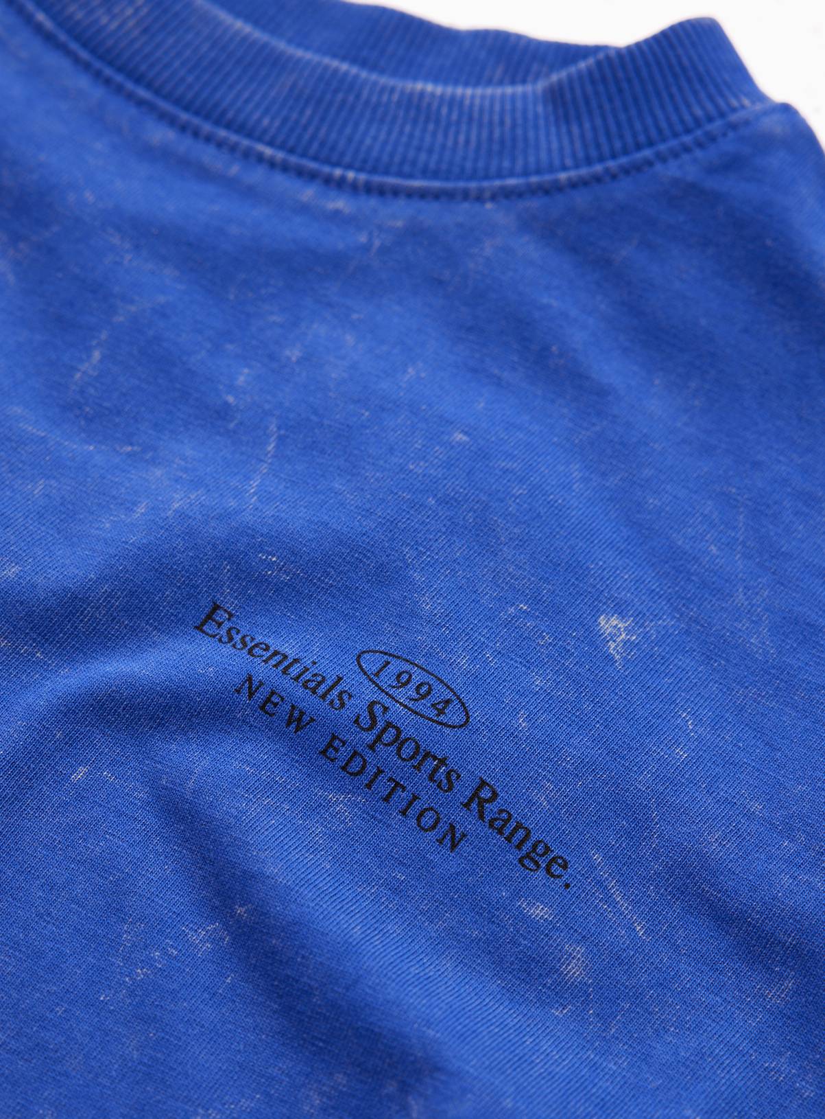 Blue Acid Wash T-Shirt 12 years - Image 2