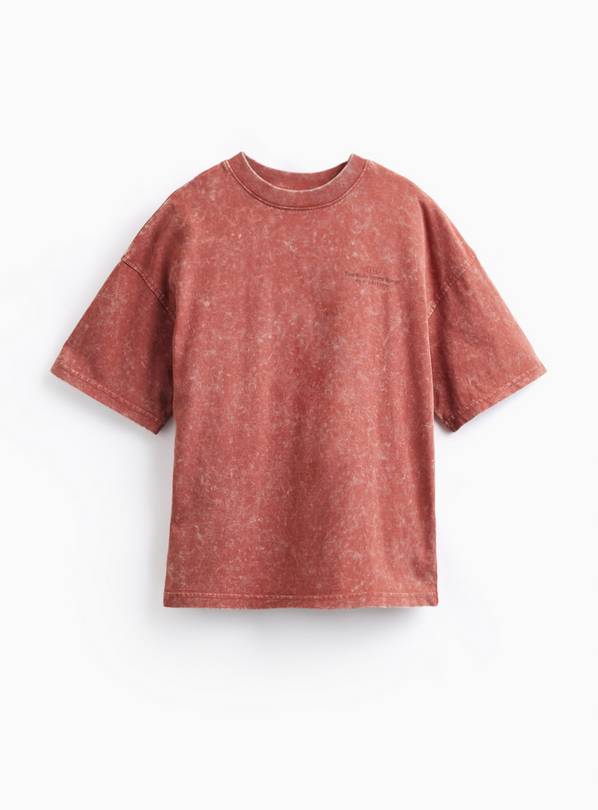Brown Acid Wash T-Shirt 7 years