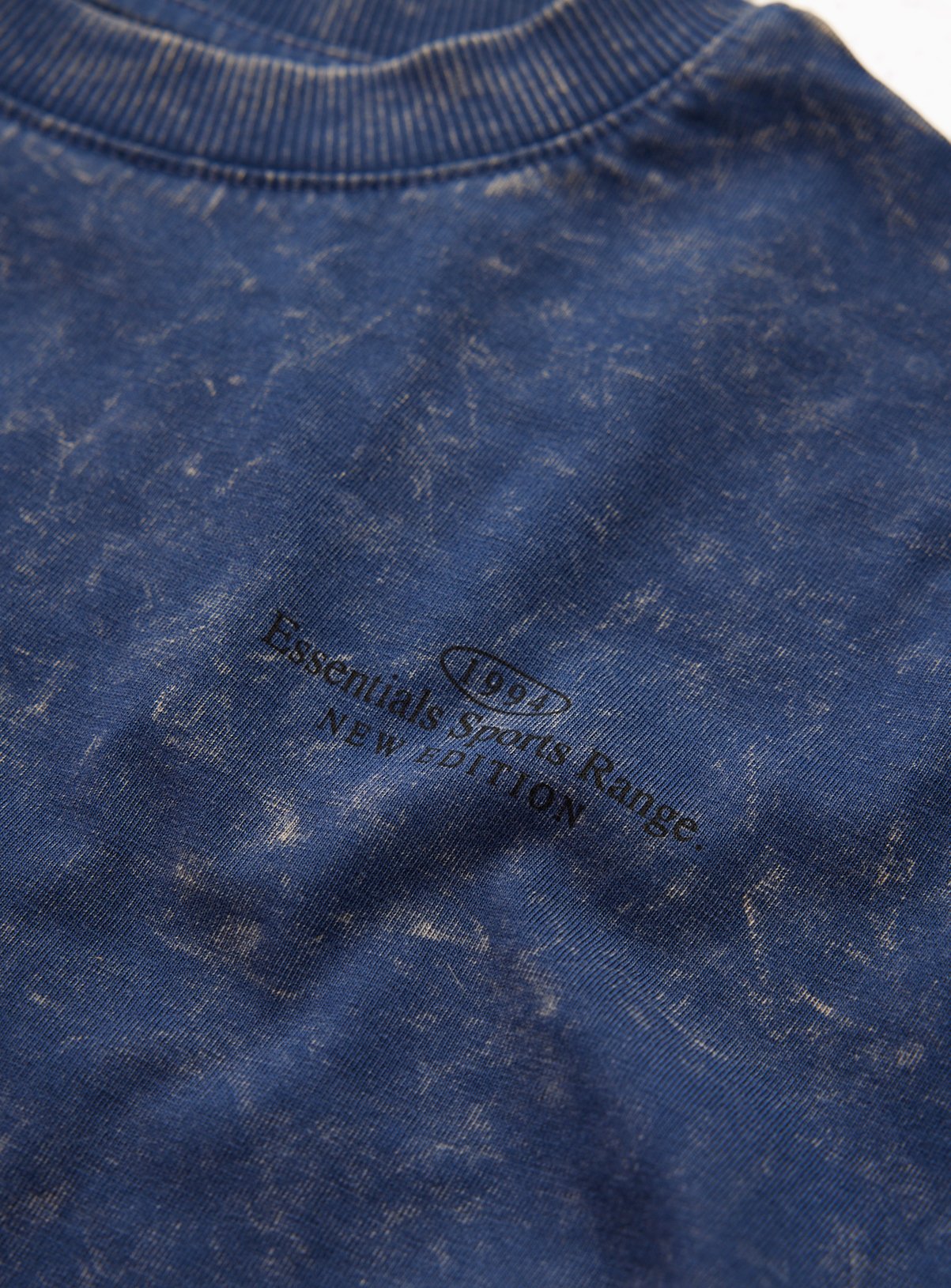 Navy Acid Wash T-Shirt 11 years - Image 2 thumbnail
