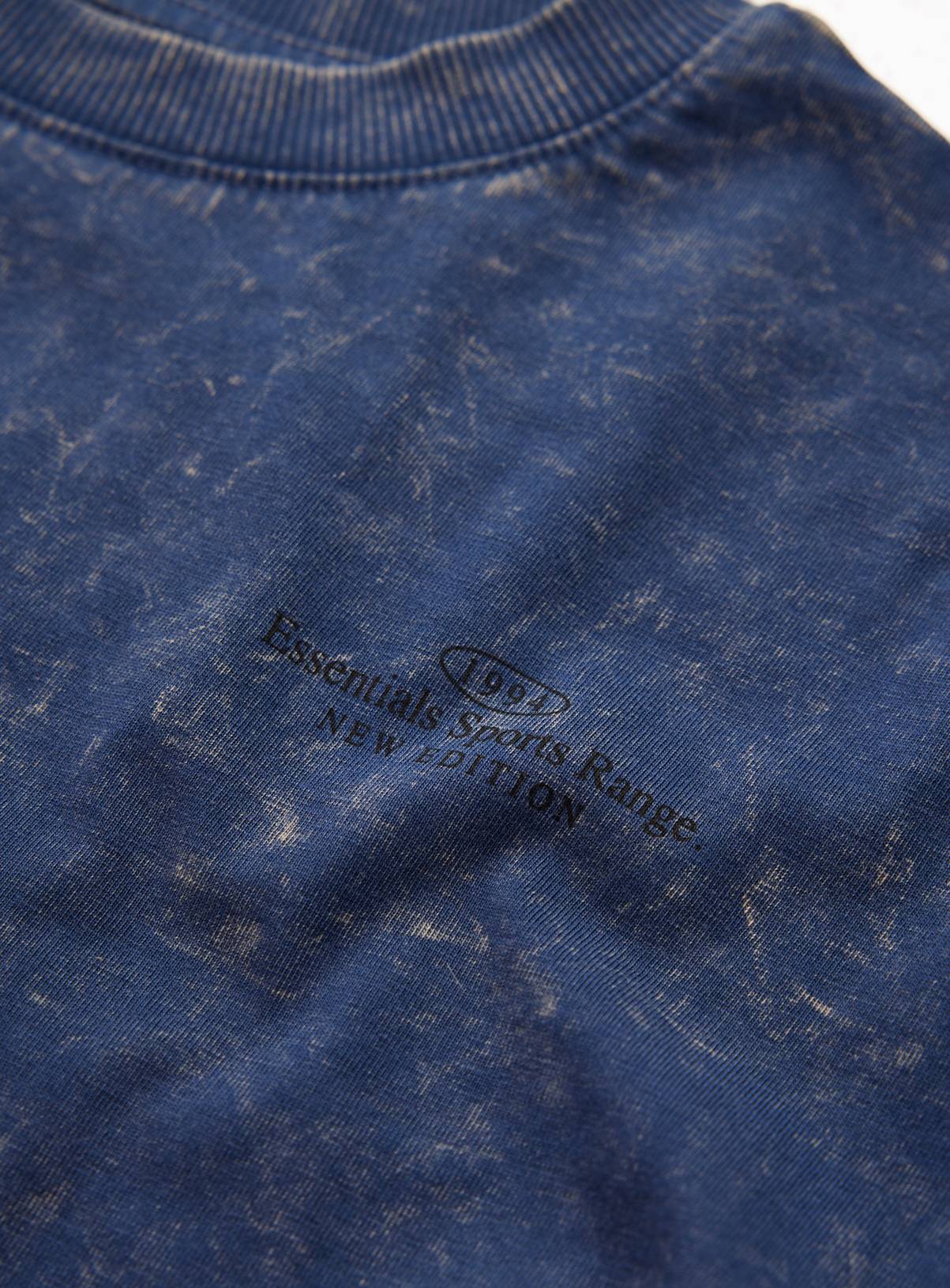 Navy Acid Wash T-Shirt 11 years - Image 2