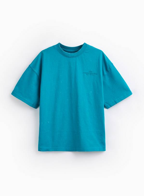 Teal Acid Wash T-Shirt 11 years